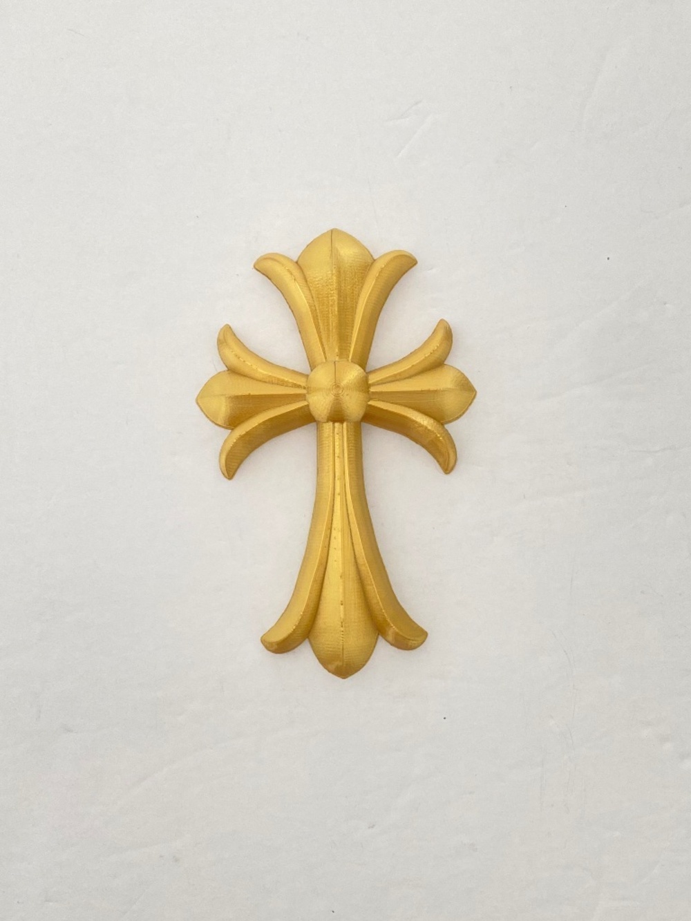 RARE 5” CH Gold Cross Decor
